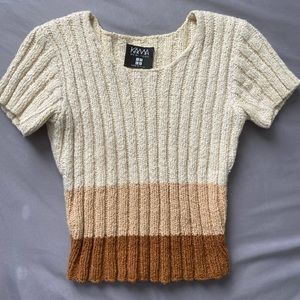 2 vintage knit tops